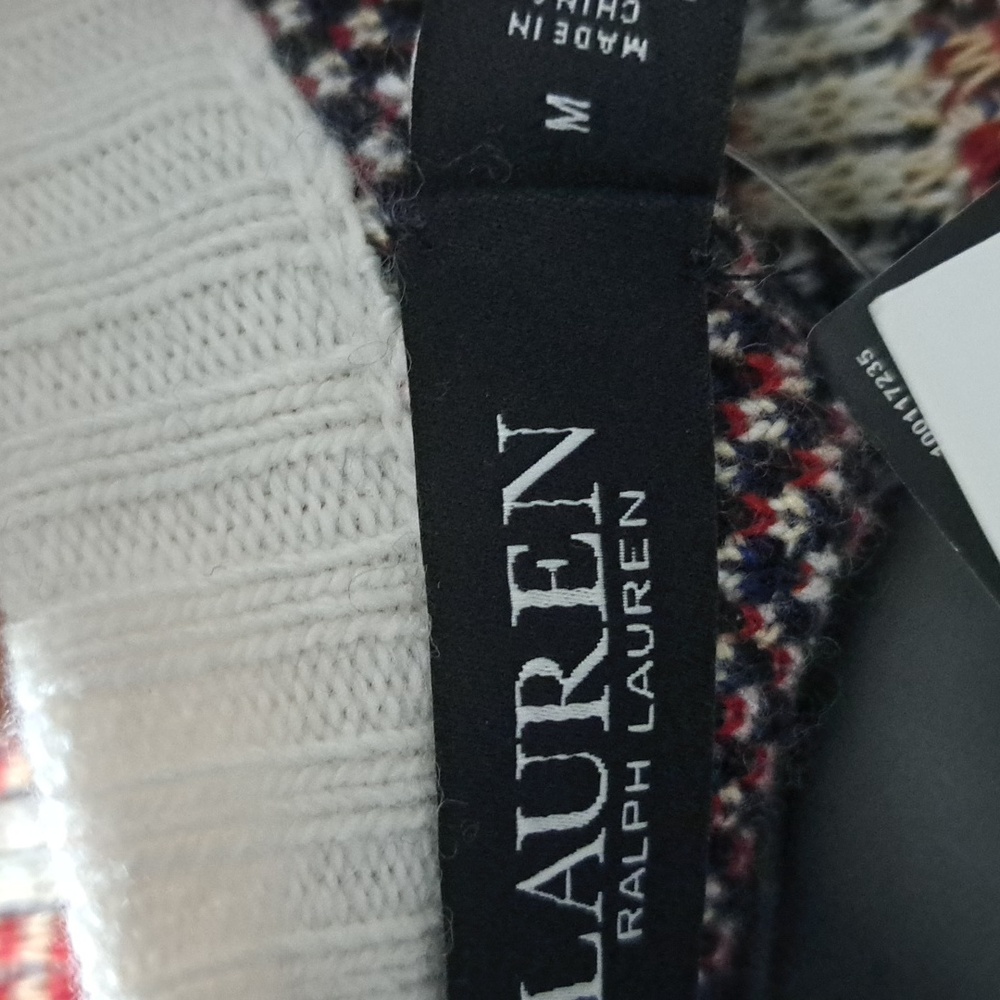 Ralph Lauren Checked Plaid Relaxed Fit Crewneck Sweater - Picture 10 of 12